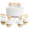 Big Dot of Happiness Here Comes The Son Dessert Cupcake Toppers, Boy Boho Baby Shower Clear Treat Picks - Set of 24